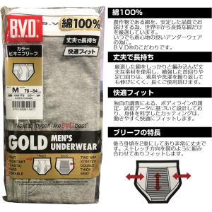 B.V.D.カラービキニブリーフ(M L) グ...の詳細画像2