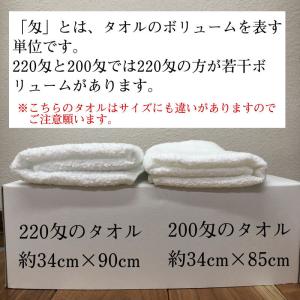 泉州 白タオル220匁 【約34×90】コトコ...の詳細画像2