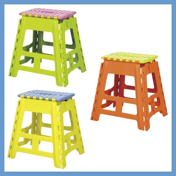 （８Ｐセット）ポリプロピレン製の折りたたみ式クラフタースツール（Ｌ）No.312（W39×D32×H...