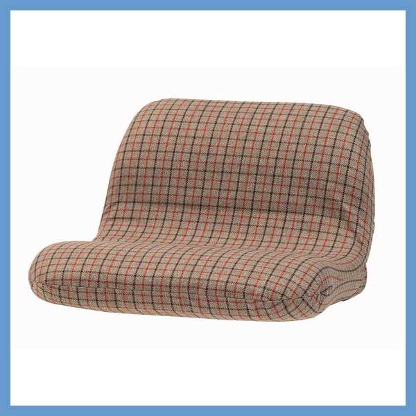 カックンリクライナー（ワイド）チェック柄／グレー　RKC-630GY