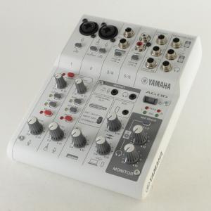 YAMAHA ヤマハ / AG06MK2 W (ホワイト) ライブストリーミングミキサー (展示品特価)(御茶ノ水本店)｜ishibashi-shops