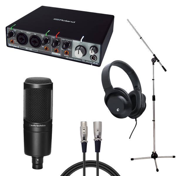 Roland Rubix24 × audio-technica AT2020 (レコーディングセット...