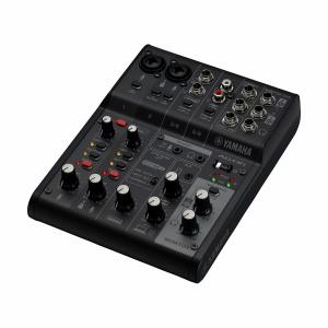 YAMAHA（ヤマハ） YAMAHA AG06MK2 B/ブラック マイクが二本同時に