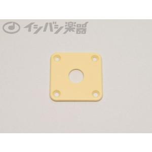 SCUD / P-100I LPジャックプレート プラスチック アイボリー【御茶ノ水本店】