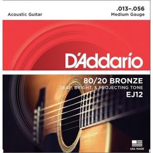 D&apos;Addario / 80/20 BRONZE Acoustic Strings EJ12 Med...