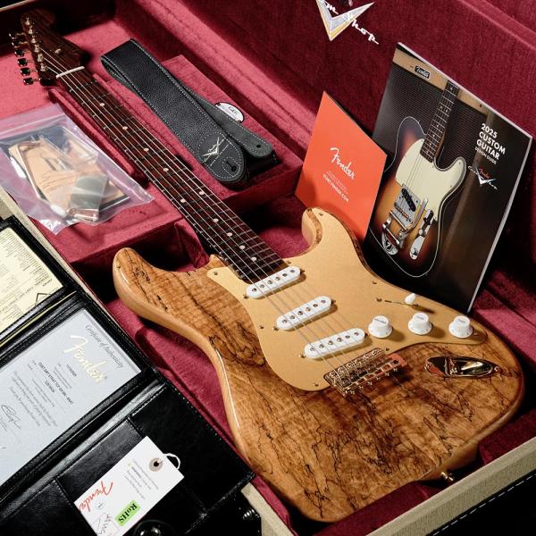 Fender Custom Shop Custom Built Custom Spalted Map...