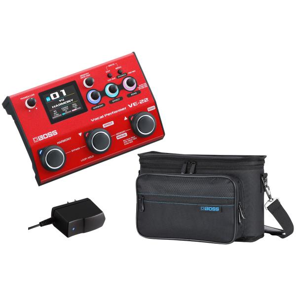 BOSS / VE-22 専用バッグ(CB-VE22)＆ACアダプター(PSA-100S)セット(渋...