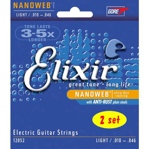 Elixir / NANOWEB with ANTI-RUST #12052 Light 10-46...