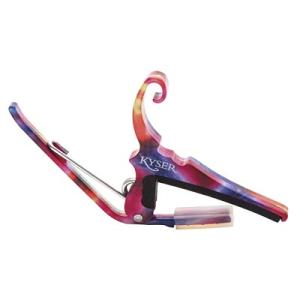 KYSER / Quick-Change Capo KG6TDA TIE-DYE エレキギター＆アコギ用カポタスト｜ishibashi-shops