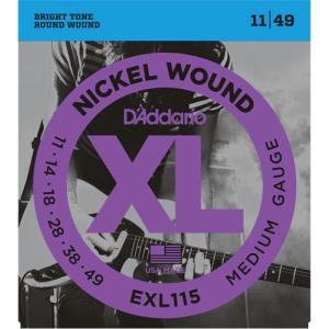 D'Addario / EXL115 Blues/Jazz Rock 11-49 エレキギター弦(池袋店)｜ishibashi-shops