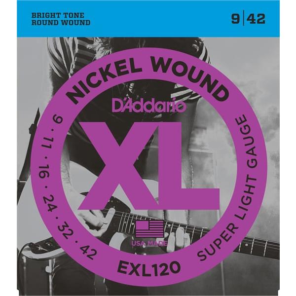 D&apos;Addario / EXL120 Super Light 09-42 エレキギター弦(池袋店)