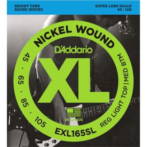 D'Addario / EXL165SL Regular Light Top/Medium Bottom 45-105 Super Long Scale ベース弦(池袋店)｜ishibashi-shops