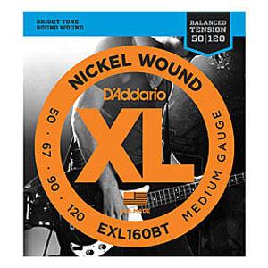 D'Addario / EXL160BT Balanced Tension Medium 50-120 Long Scale ベース弦(池袋店)｜ishibashi-shops