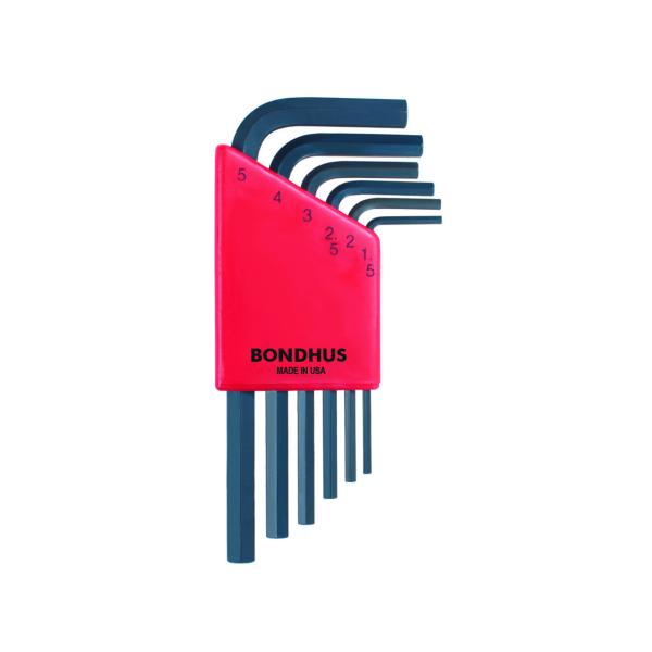 BONDHUS / 12246 HLX6MS ミリ Hex End L-Wrenches Short...