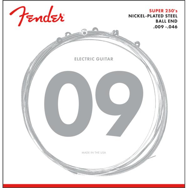 Fender / Super 250’s Nickel-Plated Steel Strings 2...