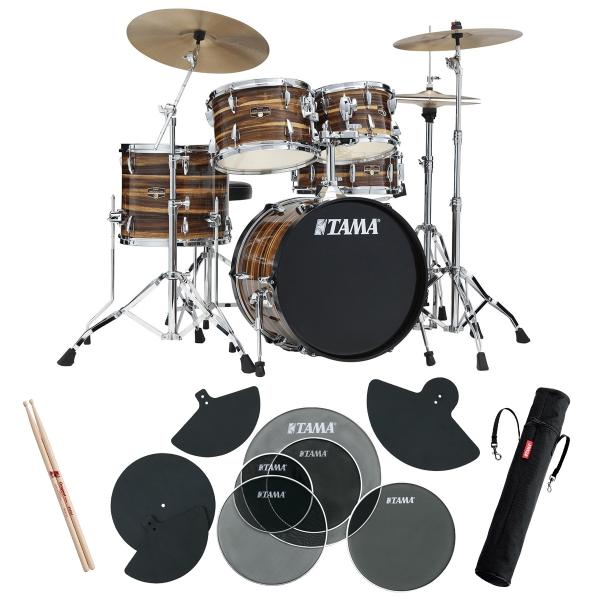 TAMA / IP58H6RC-CTW シンバル付きドラムセット サイレントパック コンパクトサイズ...