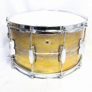 LUDWIG / LB484R Raw Brass Phonic 14x8インチ スネアドラム(特価品/ソフトケース付き)(池袋店)｜ishibashi-shops