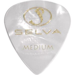 SELVA / Rubber Grip Pick Tear Drop Medium （ラバー滑り止め付） Pearloid