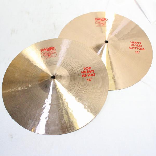 (中古)PAISTE / 2002 14インチ HEAVY HIHAT SET 968/1044g ...