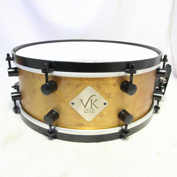 (中古)VK DRUMS / 14x5.5 Brass Snare w/Round Lugs Str...
