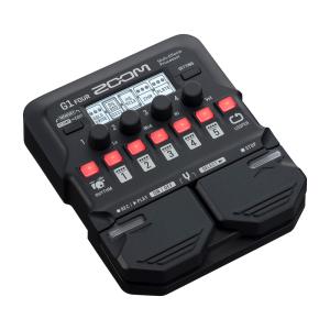 (セール品)(無償オンラインユーザー登録で安心の3年間製品保証)ZOOM / G1 FOUR Guitar Multi-Effects Processor 電池駆動可能