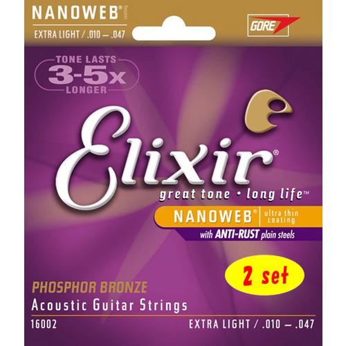 Elixir / NANOWEB with ANTI-RUST Phosphor Bronze #1...
