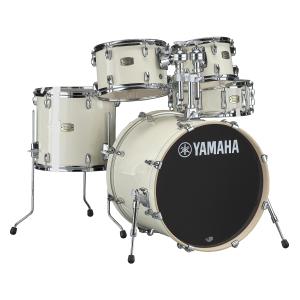 YAMAHA / SBP0F5 CLWクラシックホワイト ステージカスタム 5点シェルパック 20バスドラムセット(お取り寄せ商品)｜ishibashi-shops