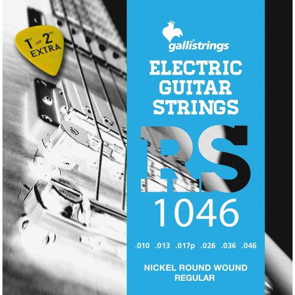 Gallistrings / RS1046 Regular エレキギター弦 イタリア製 (ニッケルプ...