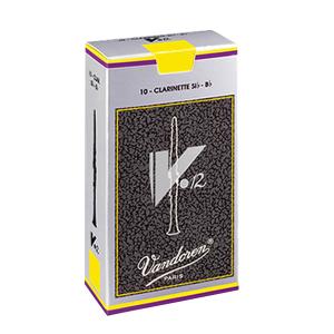 Vandoren V.12 B♭クラリネットリード 3番 2箱セット Vandoren バンドレン B♭クラリネット リード【V12 銀箱 3・1/2+