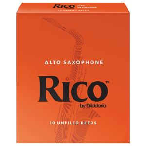 D'Addario Woodwinds / RICO アルトサックス用リード オレンジ箱 10枚入 リコ 3 [LRIC10AS3] (横浜店)｜ishibashi-shops