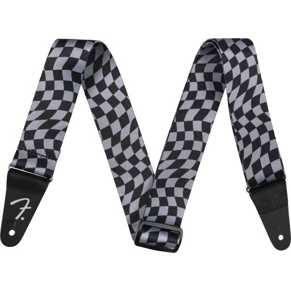 Fender / Wavy Checkerboard Polyester Strap Gray フェ...