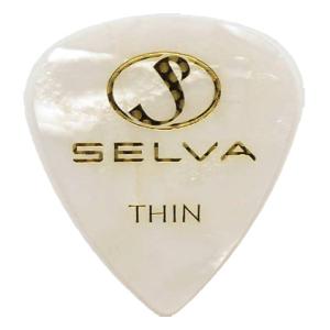 SELVA / Rubber Grip Pick Tear Drop Thin （ラバー滑り止め付） Pearloid (横浜店)