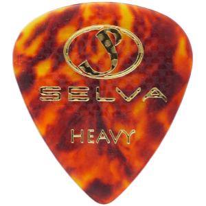 SELVA / Rubber Grip Pick Tear Drop Heavy （ラバー滑り止め付） Shell (横浜店)