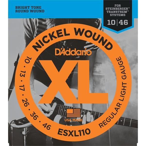 D’Addario / Nickel Wound Double Ball End ESXL110 R...