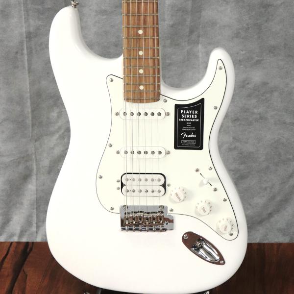 Fender / Player Stratocaster HSS Polar White Pau F...