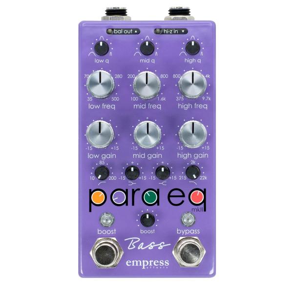 Empress Effects / Bass ParaEQ EQ w/ Boost for Bass...