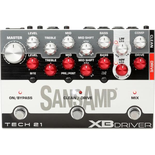 (アンプ・エフェクターセール品)TECH21 / XB DRIVER ベース用DI プリアンプ サン...