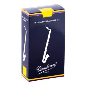 Vandoren / アルトクラリネット リード 青箱 10枚入 トラディショナル 3 (ノナカ正規品)(お取り寄せ商品)｜ishibashi