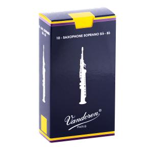 Vandoren / ソプラノサックス リード 青箱 10枚入 トラディショナル バンドレン 2 1/2 (ノナカ正規品)(お取り寄せ商品)｜ishibashi