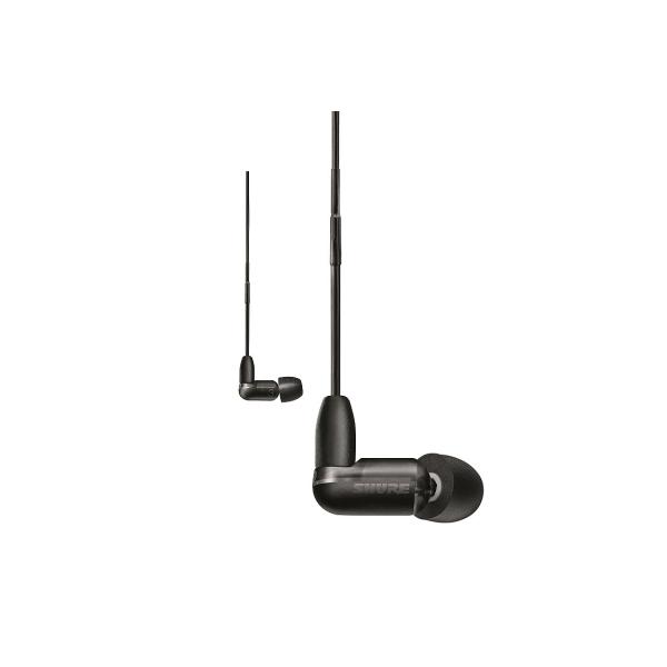 SHURE シュア / AONIC 3 ブラック 高遮音性イヤホン (SE31BABKUNI-A)(...