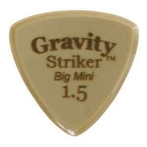 GRAVITY GUITAR PICKS グラビティギターピック / GGSRB15 Gold Striker Big Mini 1.5mm ギターピック(お取り寄せ商品)｜ishibashi