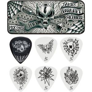 Jim Dunlop / James Hetfield JPH01T088 Tear Drop Pick 0.88mm 缶ケース入りピック6枚セット (★お取り寄せ)｜ishibashi