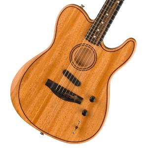 Fender / American Acoustasonic Telecaster All-Mahogany Ebony Fingerboard Natural フェンダー アコギ｜ishibashi