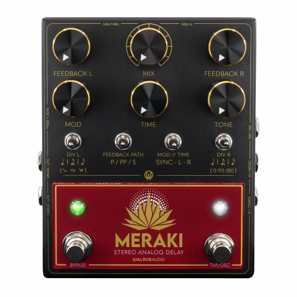 Walrus Audio / MERAKI Stereo Analog Dual Delay WAL...