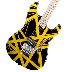 (WEBSHOPクリアランスセール)EVH / Striped Series Black with Yellow Stripes イーヴィーエイチ エレキギター｜ishibashi