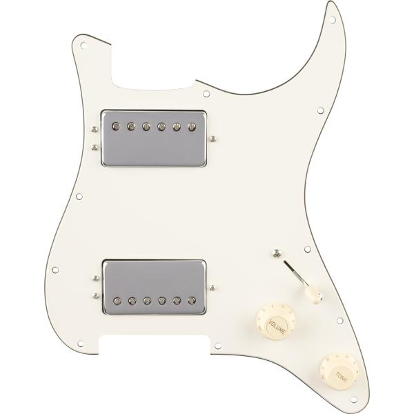 Fender / Pre-Wired Strat Pickguard Quadra Tap HH P...