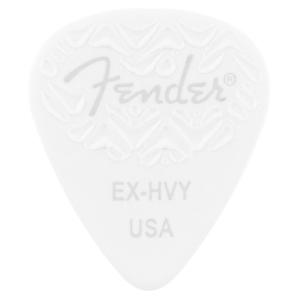 Fender / Wavelength Celluloid Picks 351 Shape White Extra Heavy - 6 Pack フェンダー (6枚入り)(WEBSHOPクリアランスセール)｜ishibashi