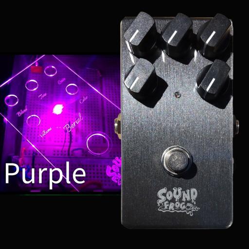 SOUND FROG / Berial Purple LED Mod ベース用オーバードライブ 日本...