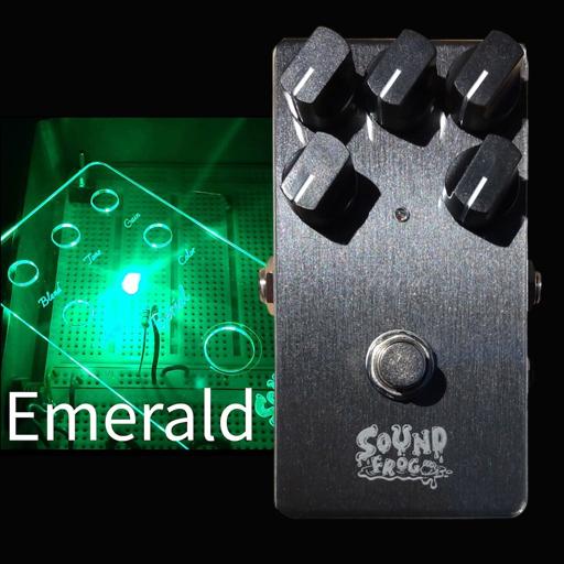 SOUND FROG / Berial Emerald LED Mod ベース用オーバードライブ 日...