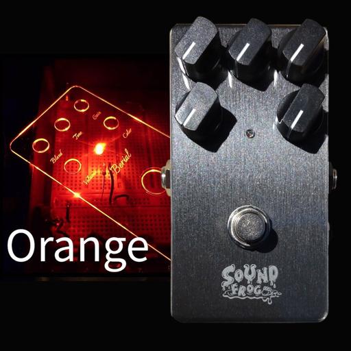 SOUND FROG / Berial Orange LED Mod ベース用オーバードライブ 日本...
